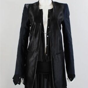 Ann Demeulemeester Black Blazer Classic Minimalist Design